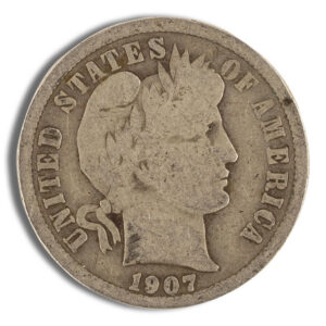 $1 FV 90% Silver Barber Dimes - G-F