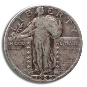 $1 FV 90% Silver Standing Liberty Quarters - Full Date